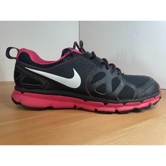 Nike Flex Trail Black/Pink Running Athletic Shoes | Women's Size 10 US - Picture 5 of 11